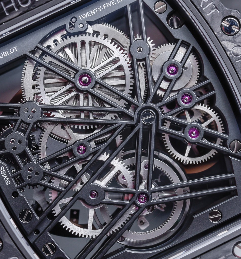 Hublot Spirit of Big Bang Tourbillon Carbon Black Blue Replicas De Relojes